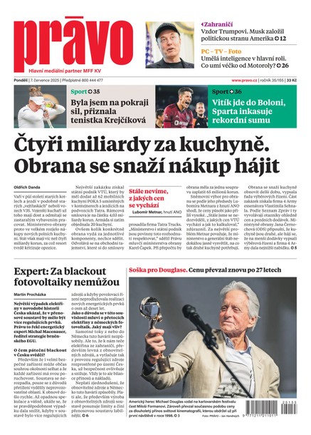Deník Právo - 7.7.2025