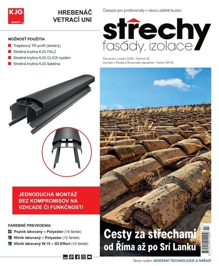 Střechy, Fasády, Izolace 7/2025