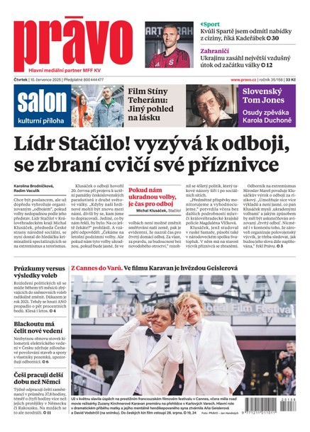 Deník Právo - 10.7.2025