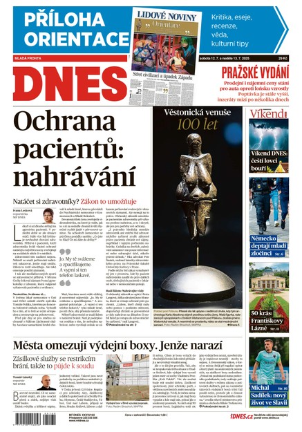 MF DNES - 12.07.2025