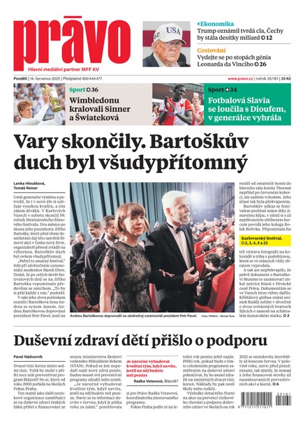 Deník Právo - 14.7.2025