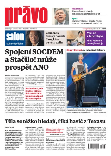 Deník Právo - 17.7.2025