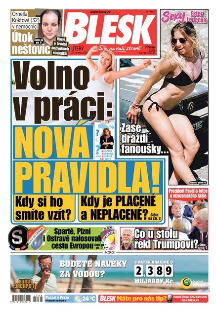 Blesk - 22.07.2025
