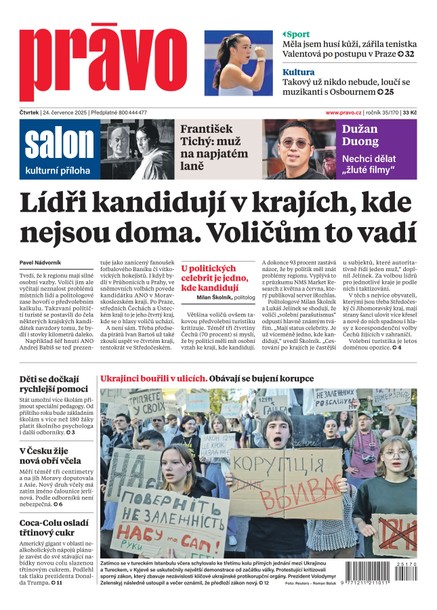 Deník Právo - 24.7.2025