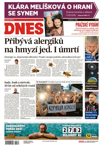 MF DNES - 24.07.2025