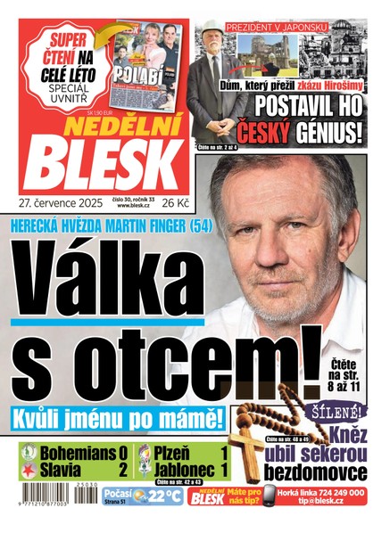 NEDĚLNÍ BLESK - 27.07.2025