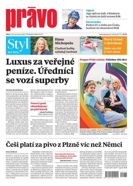 Deník Právo - 29.7.2025