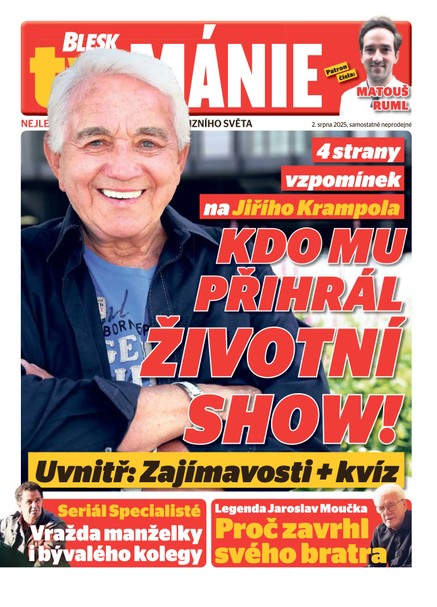 Blesk Tv manie - 02.08.2025
