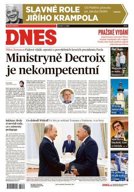 MF DNES - 07.08.2025
