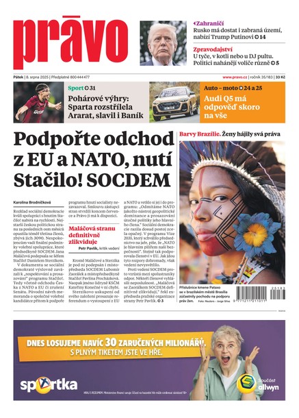Deník Právo - 8.8.2025