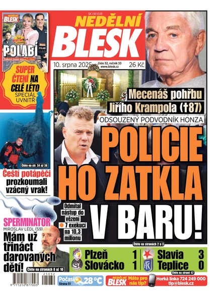 NEDĚLNÍ BLESK - 10.08.2025