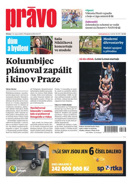 Deník Právo - 13.8.2025