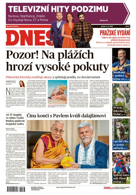 MF DNES - 13.08.2025