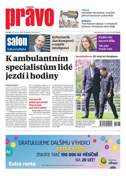 Deník Právo - 14.8.2025