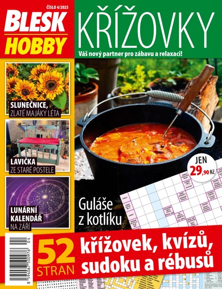 Blesk Hobby KŘÍŽOVKY - 04/2025