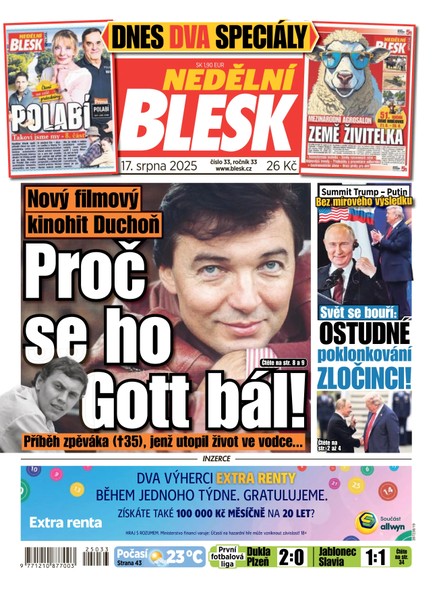 NEDĚLNÍ BLESK - 17.08.2025