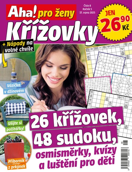 Aha! pro ženy křížovky 8/2025