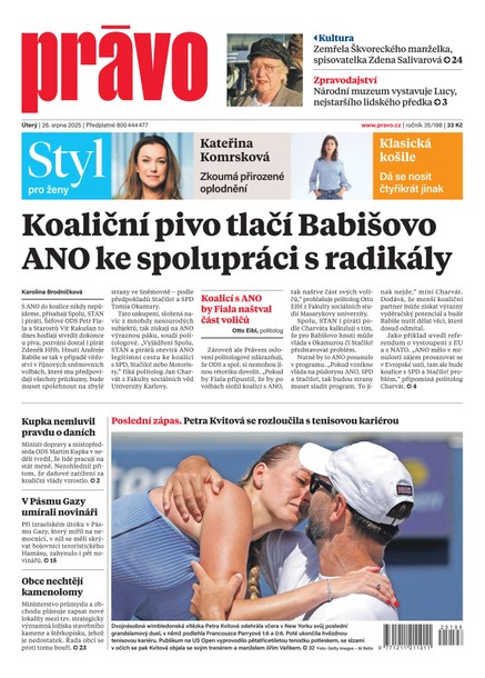 Deník Právo - 26.8.2025
