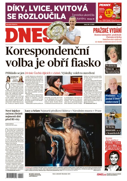 MF DNES - 26.08.2025