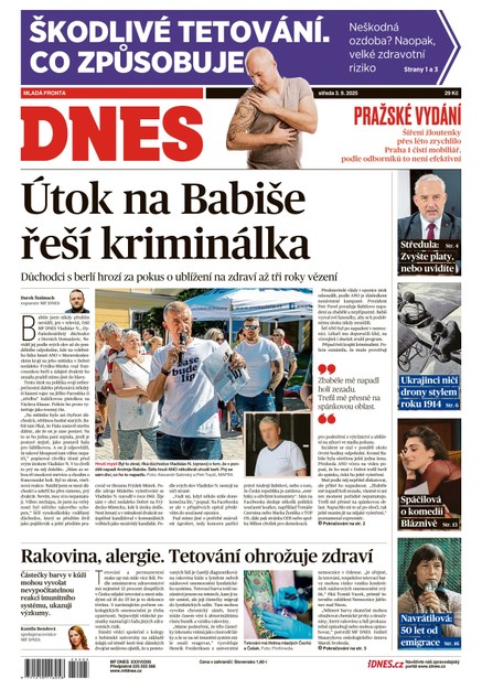 MF DNES - 03.09.2025