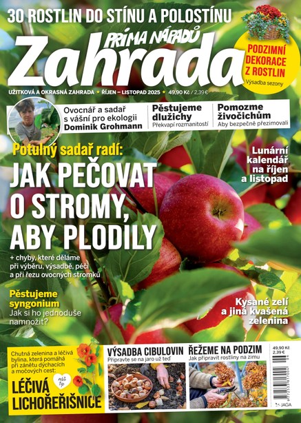 Zahrada prima nápadů 10-11/2025