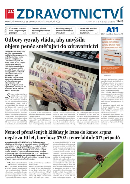 Ze Zdravotnictví 17-18/2025