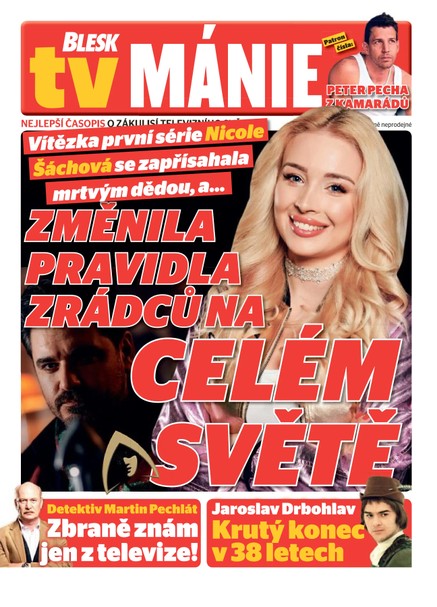 Blesk Tv manie - 13.09.2025