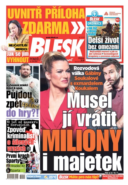 Blesk - 15.09.2025