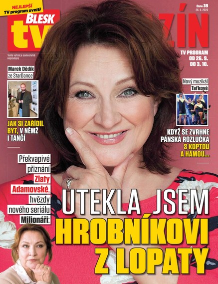 Blesk Tv magazín - 26.09.2025