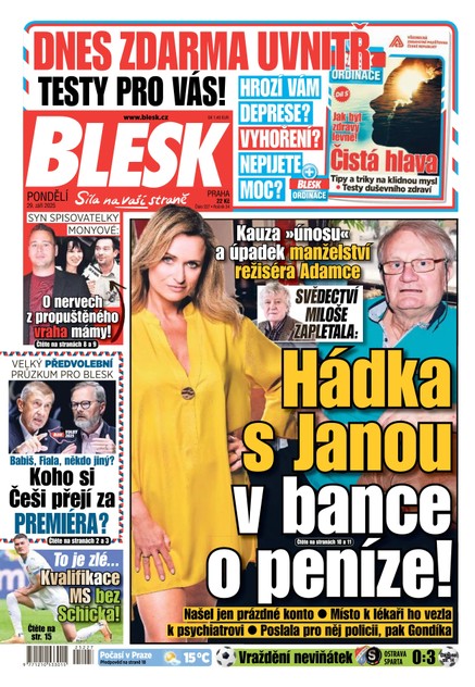 Blesk - 29.09.2025