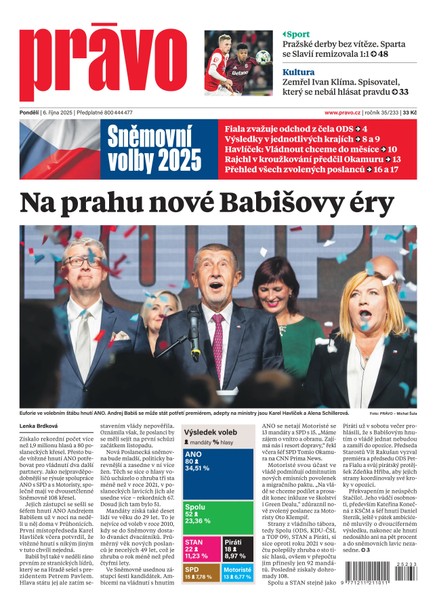 Deník Právo - 6.10.2025