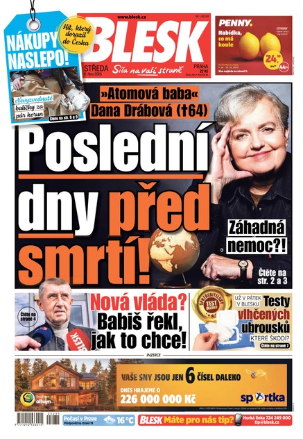 Blesk - 08.10.2025