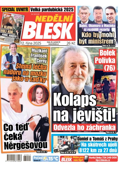 NEDĚLNÍ BLESK - 12.10.2025