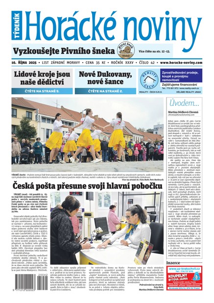 Horácké noviny 42/2025