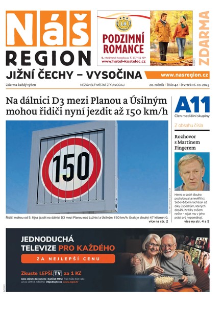 Náš Region - Jižní Čechy 42/2025