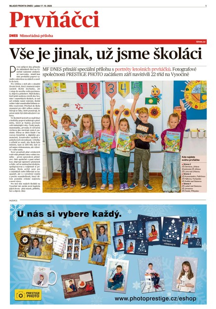 Prvňáčci Vysočina - 17.10.2025