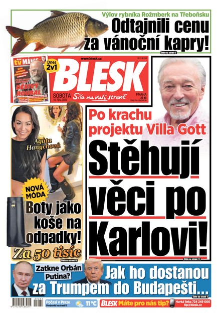 Blesk - 18.10.2025