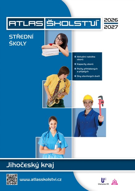 Atlas školství – střední školy - Jihočeský kraj 2026/2027