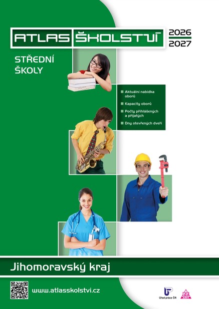 Atlas školství – střední školy - Jihomoravský kraj 2026/2027