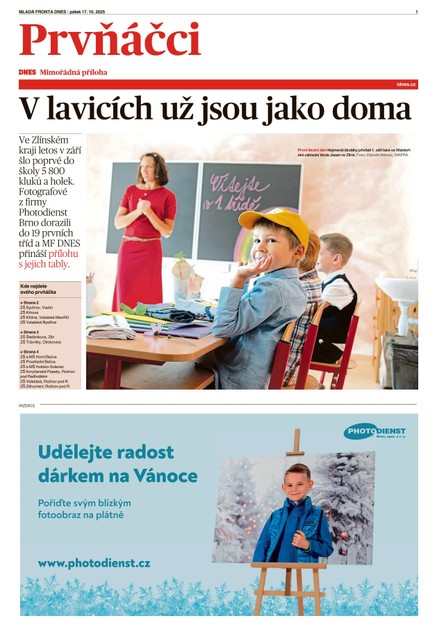 Prvňáčci Zlínský- 17.10.2025