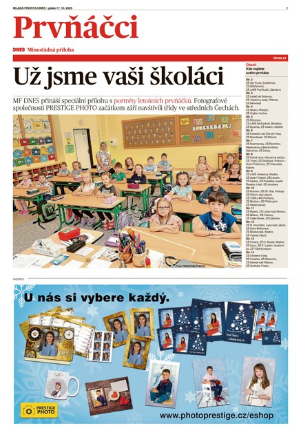 Prvňáčci Střední Čechy - 17.10.2025