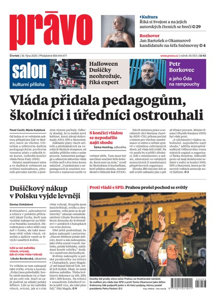 Deník Právo - 30.10.2025