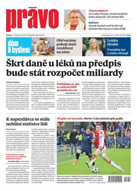 Deník Právo - 5.11.2025