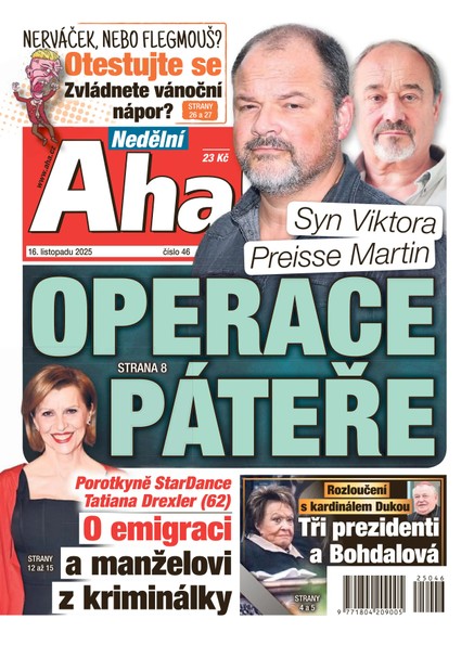 NEDĚLNÍ AHA! - 16.11.2025