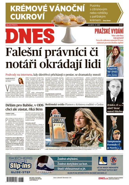 MF DNES - 08.12.2025
