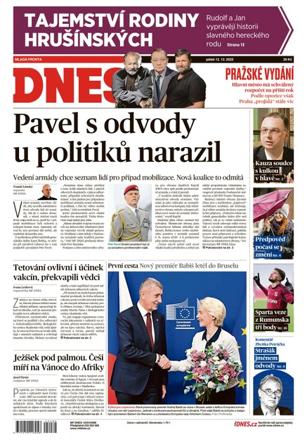 MF DNES - 12.12.2025