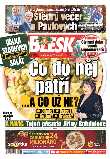 Blesk - 23.12.2025