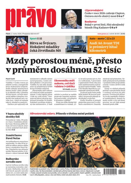 Deník Právo - 2.1.2026