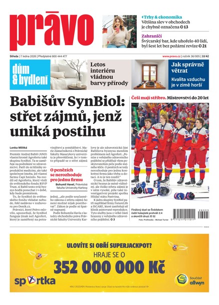 Deník Právo - 7.1.2026