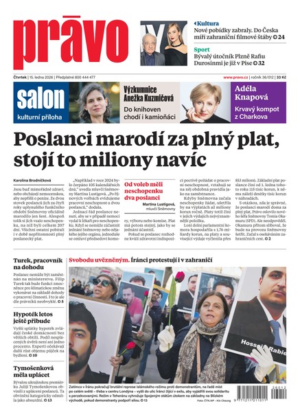 Deník Právo - 15.1.2026
